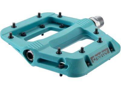 Race Face Chester platform pedals, turquoise