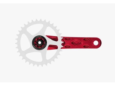 Race Face Atlas cranks, 175 mm, 1x11/12, without chainring, red