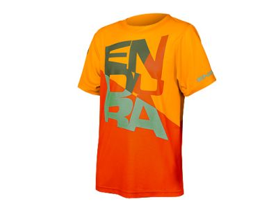 Endura SingleTrack children&amp;#39;s jersey, tangerine