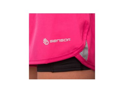 Damskie spodenki Sensor Trail w kolorze różowo-czarnym