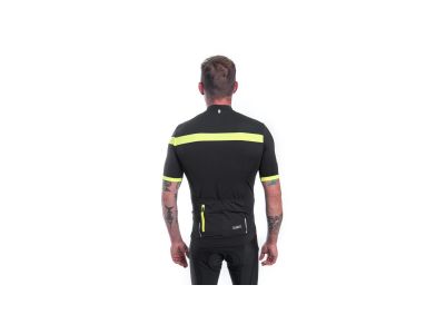Koszulka rowerowa Sensor Cyklo Coolmax Classic, czarna