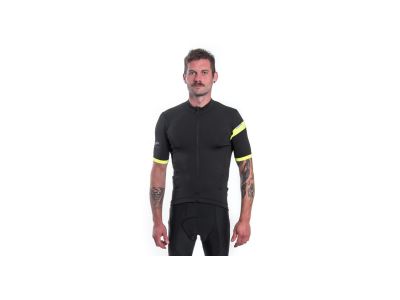 Koszulka rowerowa Sensor Cyklo Coolmax Classic, czarna