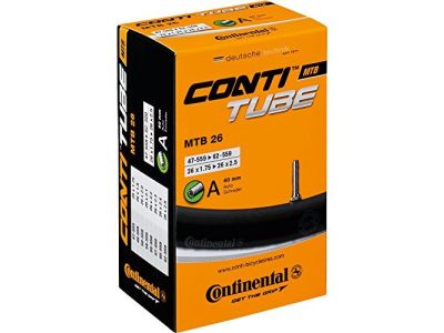Continental MTB 26x1.75–2.50&quot; inner tube, Schrader valve  40 mm