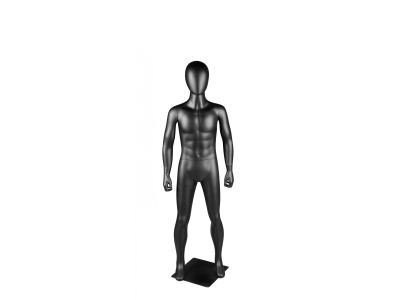 FORCE children&amp;#39;s mannequin, upright posture, black matte