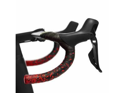 Supacaz Super Sticky Kush Star Fade bar tape, 3 mm, red