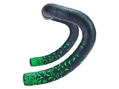 Supacaz Super Sticky Kush Star Fade bar tape, green