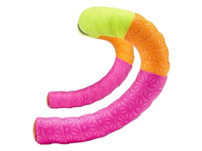 Supacaz Super Sticky Lenkerband, 3 mm, rosa/orange/gelb