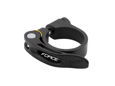 Force seatpost clamp with quick release, black