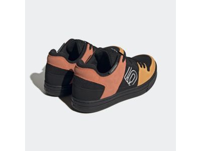 Five Ten Freerider cycling shoes, black/white/impact orange