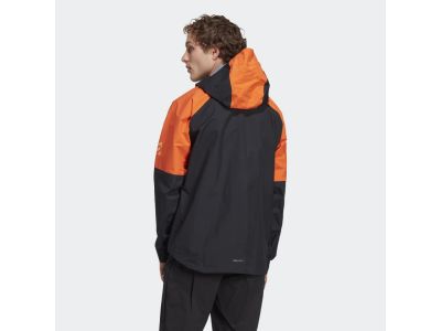 Five Ten Rain jacket, Black/Semi Impact Orange