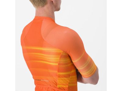 Koszulka rowerowa Castelli CLIMBER&#39;S 3.0 SL2, pomarańczowa