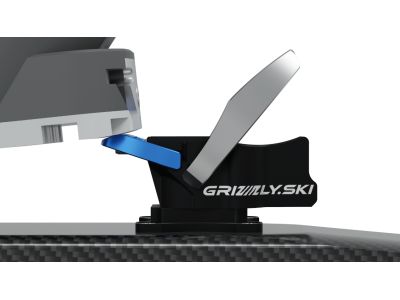 GRIZZLY GR Olympic Tour ski binding, 75-85 mm, silver