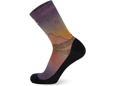 Mons Royale Atlas Crew Sock Digital socks, Copper/Midnight