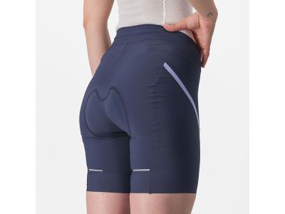 Pantaloni scurți damă Castelli VELOCISSIMA 3, albastru belgian/violet
