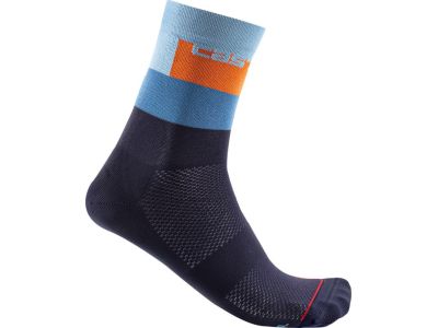 Castelli BLOCCO Socken, belgisches Blau