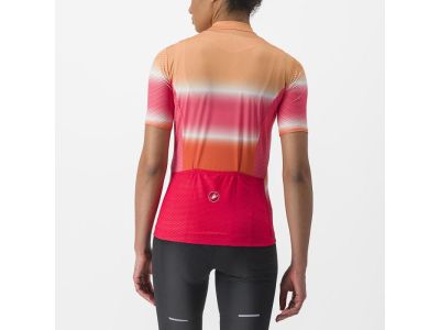 Koszulka rowerowa damska Castelli DOLCE, pomarańcza/hibiskus