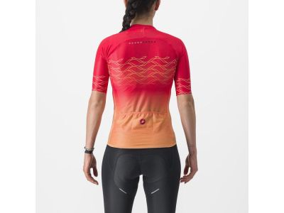 Damska koszulka rowerowa Castelli CLIMBER&#39;S 2.0, hibiskus