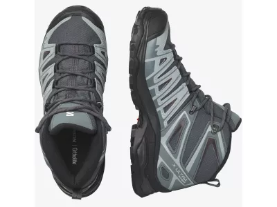 Salomon X ULTRA PIONEER MID GTX Damenschuhe, ebony/stormy weather/wine tasting