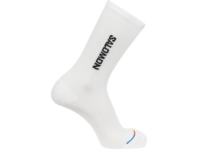 Salomon 365 CREW ponožky, biela/čierna