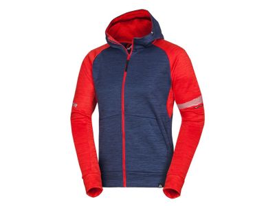 Northfinder HARLAN pulóver, kék/piros