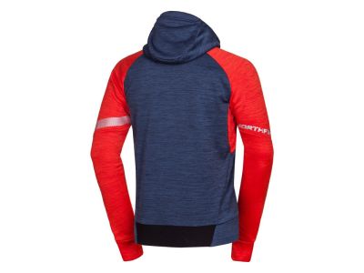 Northfinder HARLAN Sweatshirt, blau/rot
