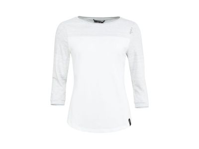 Chillaz CHAMONIX ORNAMENT Damen T-Shirt mit 3/4 Ärmeln, weiß