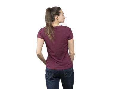 T-shirt damski Chillaz SAILE ALPACA GANG, bordowy