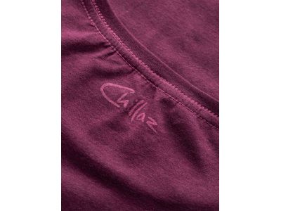 T-shirt damski Chillaz SAILE ALPACA GANG, bordowy