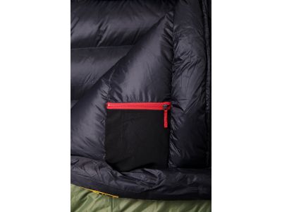 Warmpeace VIKING 600 180 cm, sleeping bag, olive/grey/black