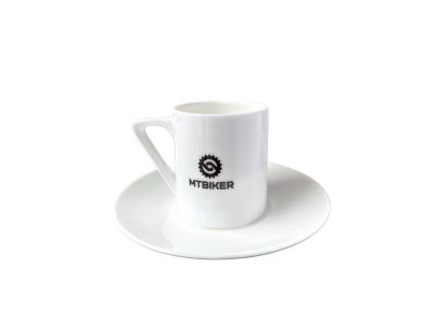 MTBIKER/MTHIKER šálka s podšálkou na kávu