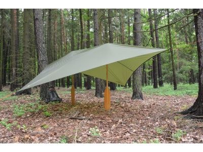Warmpeace SHELTER plachta, olive green