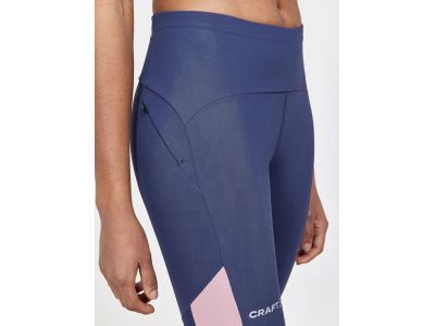 CRAFT PRO Hypervent dámské kalhoty, tmavě modrá/růžová