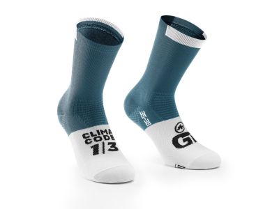 ASSOS GT C2 ponožky, pruxian blue