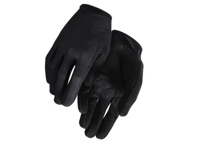 ASSOS RS LF TARGA rukavice, čierna