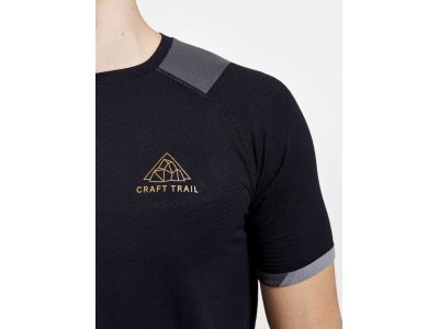 T-shirt CRAFT PRO Trail Fuseknit, czarny