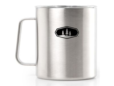 GSI Outdoors Glacier Stainless Camp Cup Becher, 444 ml, silber