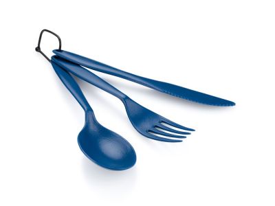 GSI Outdoors Tekk Cutlery Set Flachmannset, blau
