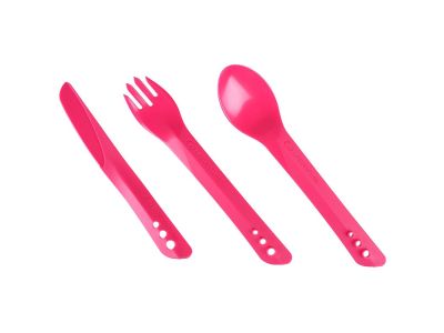 Lifeventure Ellipse Cutlery Set Flachmannset, rosa