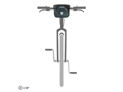 ORTLIEB Ultimate Six Classic handlebar satchet, 6.5 l, asphalt/black