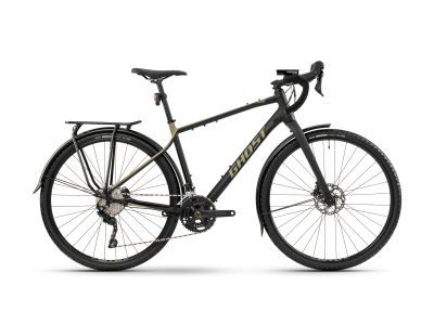 Ghost Asket Essential EQ AL 28 kerékpár, fekete/zöld