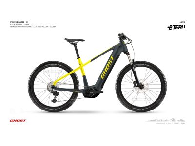 Bicicleta electrica GHOST E-Teru Advanced 27.5, gri/aurie