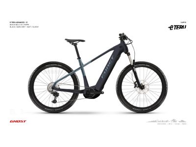 GHOST E-Teru Advanced 29 elektromos kerékpár, fekete/szürke