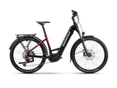 Bicicleta electrica GHOST E-Teru Pro EQ LOW 27.5, negru/rosu