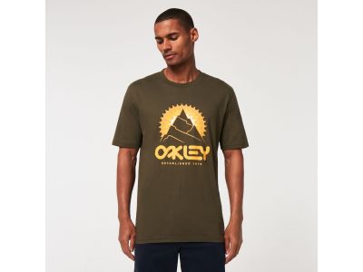 T-shirt Oakley Mountains Out B1B, zielony