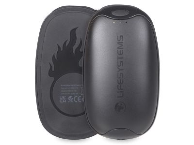 Lifesystems Rechargeable Dual Palm Hand Warmer heater, 10000 mAh