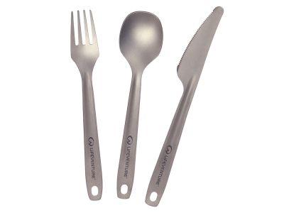 Lifeventure Superlight Titanium Cutlery Set cutlery set