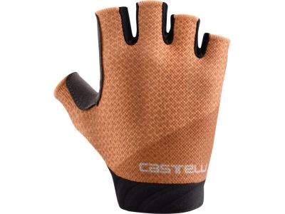 Rękawiczki damskie Castelli ROUBAIX GEL 2W w kolorze jasnopomarańczowym