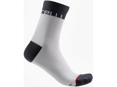 Castelli VELOCISSIMA 12 dámské ponožky, bílá/šedá