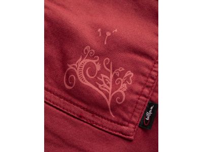 Chillaz ALMSPITZ-DARK RED női rövidnadrág, sötét piros