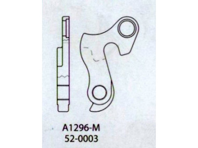 Hak przerzutki Rock Machine do ram RM - XC FUN (MTB 8056)